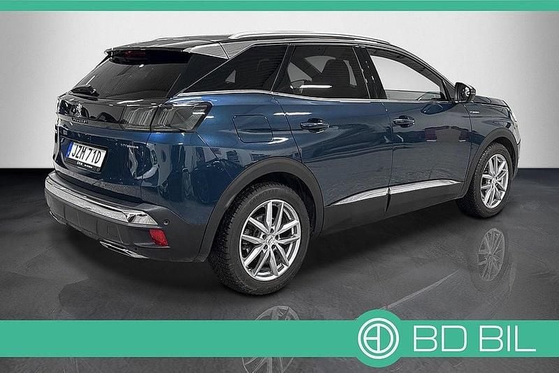 Begagnad Peugeot 3008 GT-line 301 HK (221 kW) 2021 Blå SUV