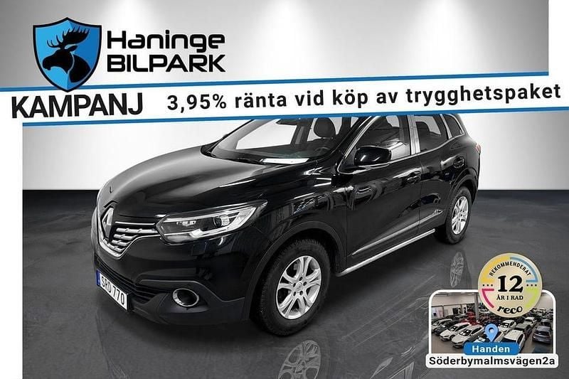 Svart Begagnad 2015 Renault Kadjar LIMITED SUV | 104 900 kr (Marknadspris) - Bild 1/2