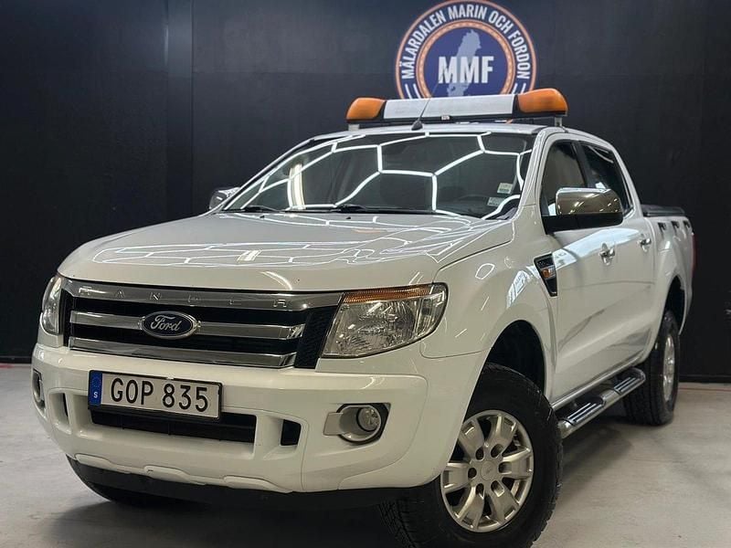 Vit Begagnad 2015 Ford Ranger XLT Pickup | 194 800 kr (Marknadspris) - Bild 1/4