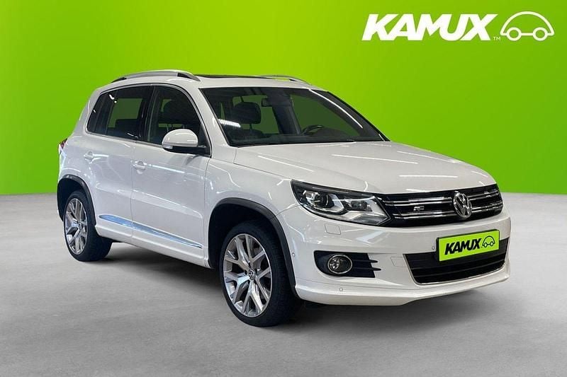 Vit Begagnad 2014 VW Tiguan R-line SUV | 169 800 kr (Lite dyr) - Bild 1/3