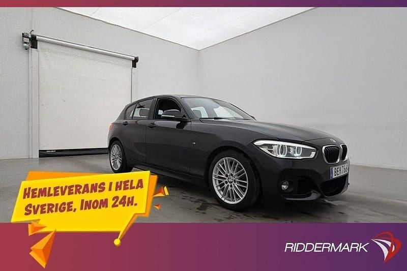 Begagnad BMW 118 M Sport 136 HK (100 kW) 2018 Svart Halvkombi