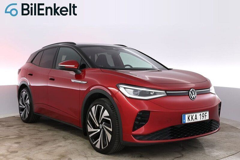 Röd Begagnad 2021 VW ID.4 GTX SUV | 319 900 kr (Superpris) - Bild 1/4