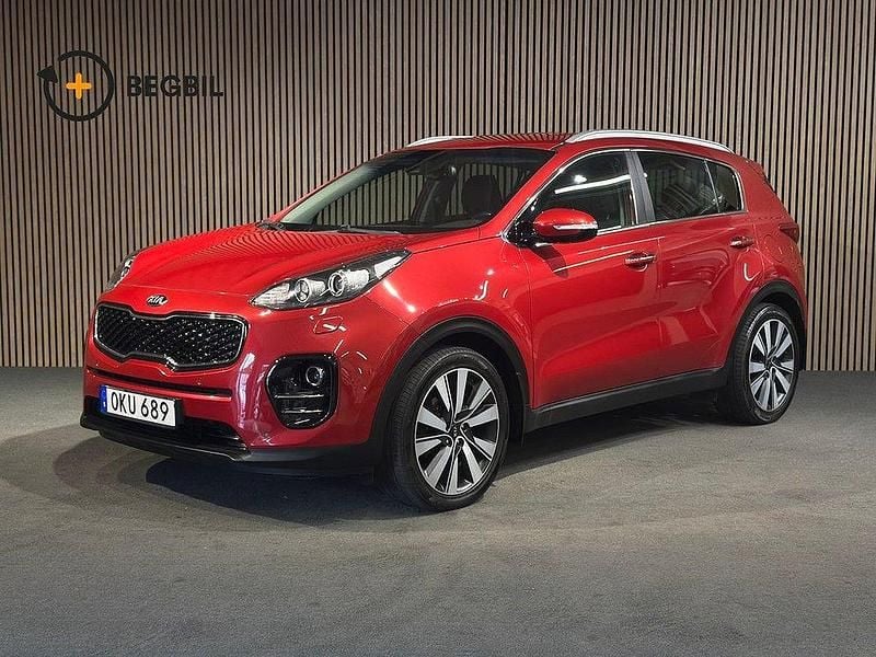Röd Begagnad 2016 Kia Sportage Advance SUV | 149 000 kr (Marknadspris) - Bild 1/4