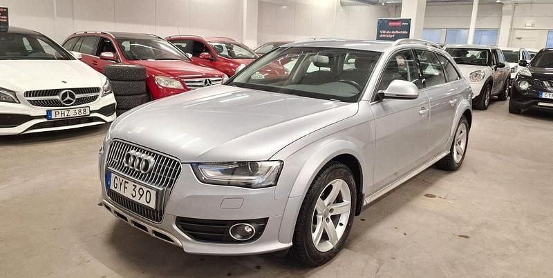 Silver Begagnad 2016 Audi A4 Allroad Sport Kombi | 130 000 kr (Lite dyr) - Bild 1/4