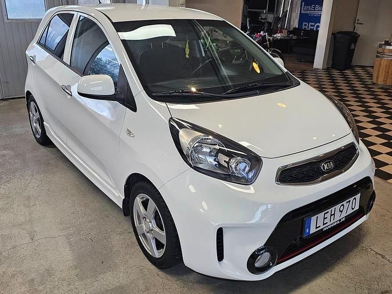 Vit Begagnad 2016 Kia Picanto Halvkombi | 64 900 kr (Marknadspris) - Bild 1/4