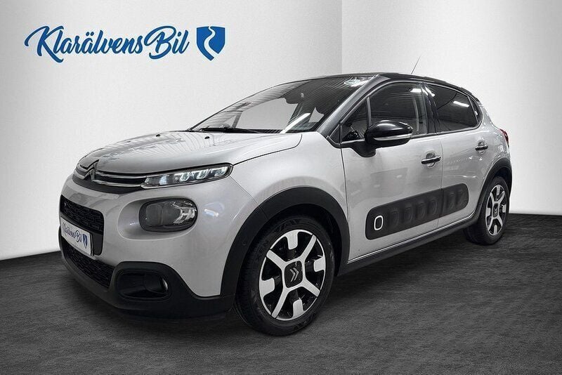 Silver Begagnad 2017 Citroën C3 Halvkombi | 74 900 kr (Lite dyr) - Bild 1/4