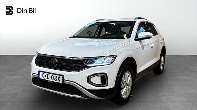 Vit Begagnad 2022 VW T-Roc Life SUV | 259 900 kr (Marknadspris) - Bild 1/4