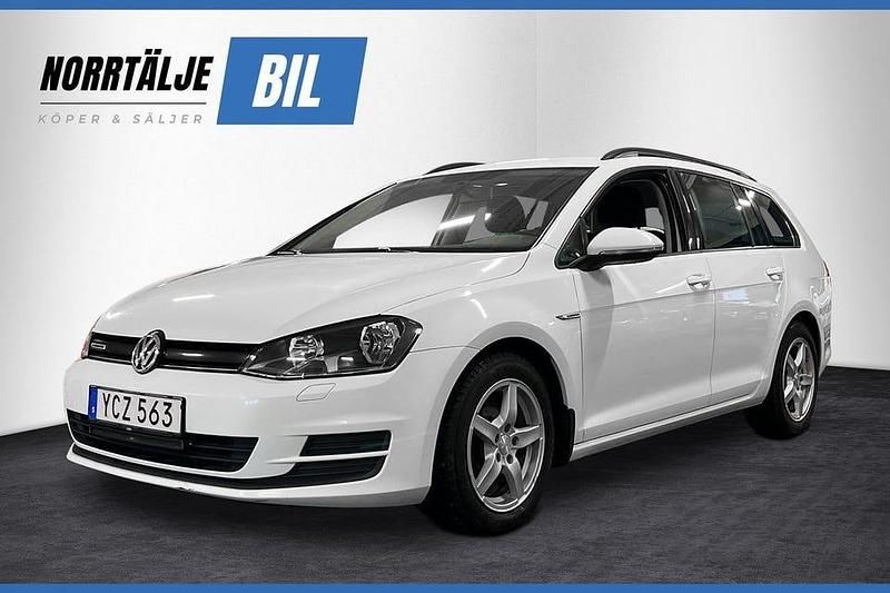 Vit Begagnad 2016 VW Golf VII Kombi | 109 900 kr (Marknadspris) - Bild 1/3