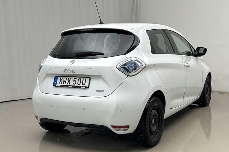 Begagnad Renault Zoe 80 kW (109 HK) 2019 Vit Halvkombi