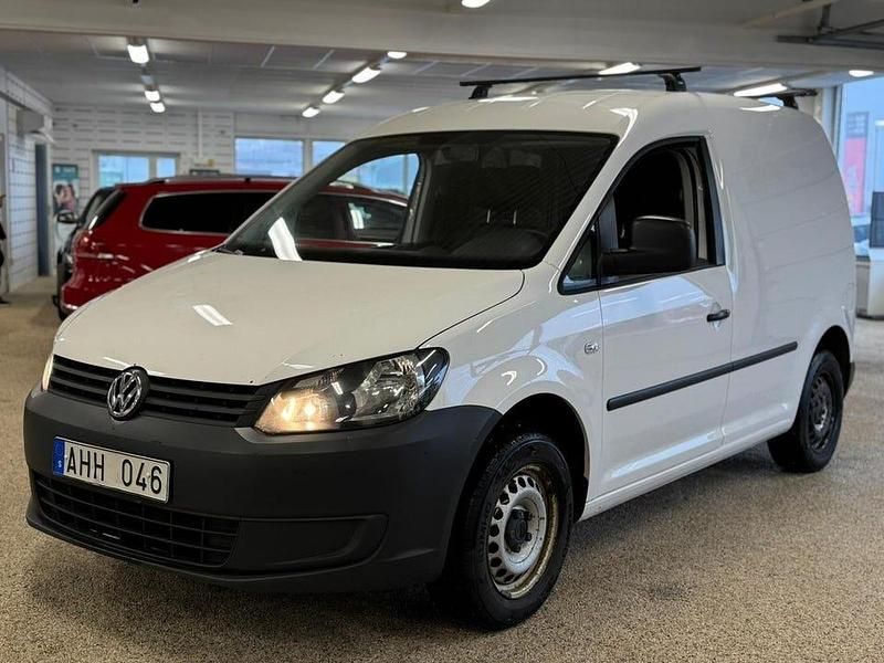 Begagnad VW Caddy 75 HK (55 kW) 2014 Vit Minibuss