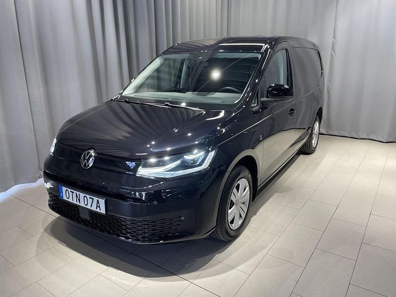 Svart Ny 2025 VW Caddy Maxi Minibuss | 443 000 kr (Marknadspris) - Bild 1/4