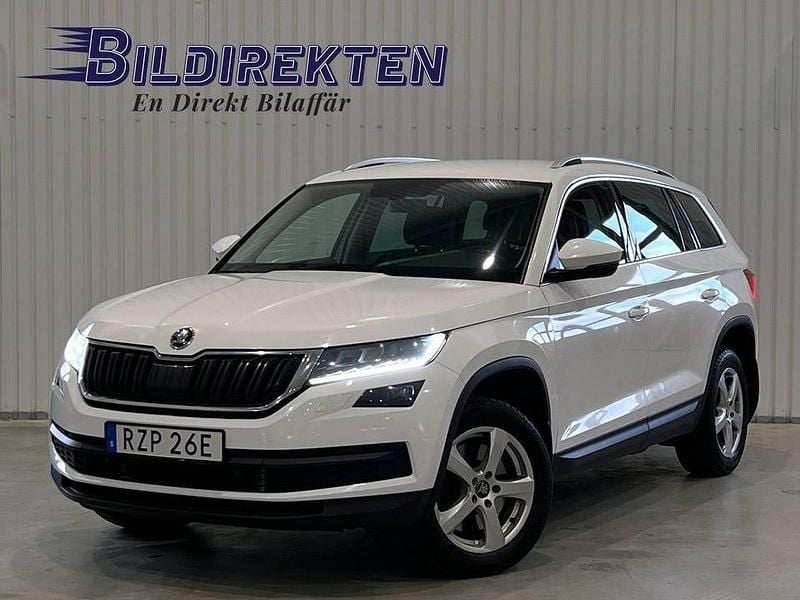 Vit Begagnad 2019 Skoda Kodiaq Business Line SUV | 219 900 kr (Marknadspris) - Bild 1/4