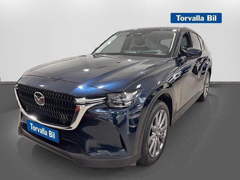 Blå (deep crystal blue) Begagnad 2022 Mazda CX-60 SUV | 419 900 kr (Marknadspris) - Bild 1/4