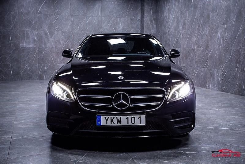 Begagnad Mercedes E220 AMG 194 HK (142 kW) 2017 Svart Sedan