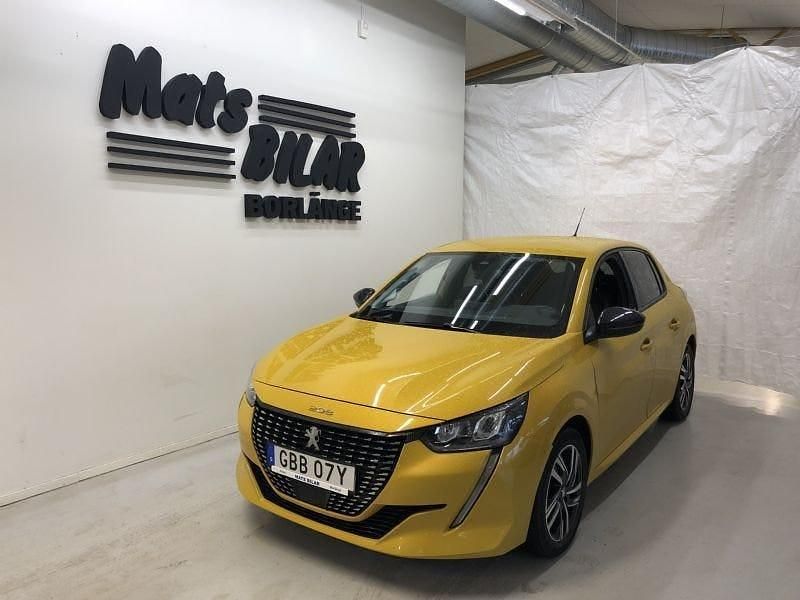 Gul Begagnad 2022 Peugeot 208 Allure Halvkombi | 179 900 kr (Marknadspris) - Bild 1/4