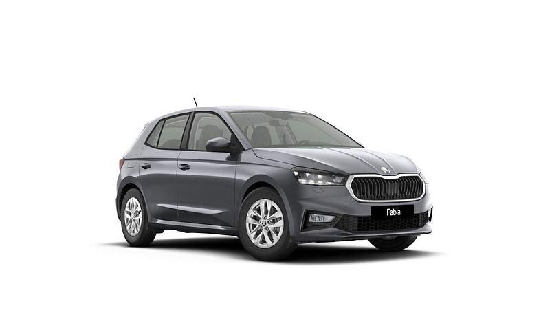 Grå Ny 2024 Skoda Fabia Halvkombi | 254 000 kr (Marknadspris) - Bild 1/4