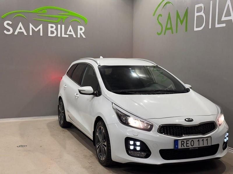 Begagnad Kia Ceed Sportswagon GT-Line 136 HK (100 kW) 2017 Vit Kombi