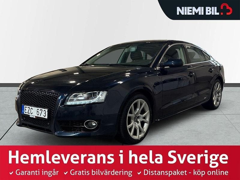 Blå Begagnad 2010 Audi A5 Sportback Design Halvkombi | 119 900 kr (Marknadspris) - Bild 1/3