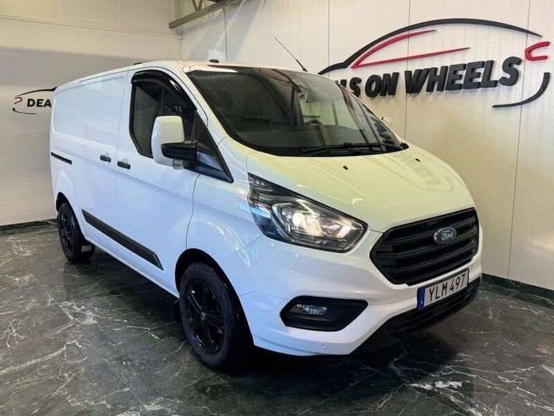 Vit Begagnad 2018 Ford Transit Custom Van | 179 900 kr (Marknadspris) - Bild 1/4