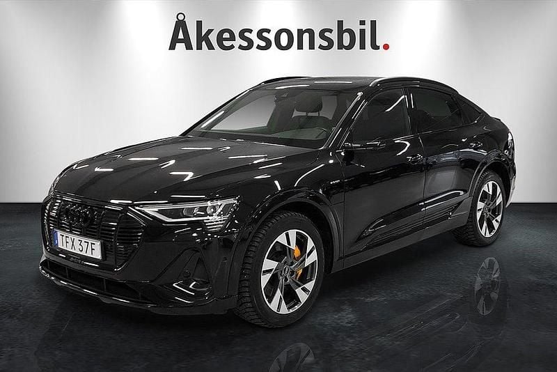 Begagnad Audi e-tron Sportback 300 kW (408 HK) 2021 Svart SUV