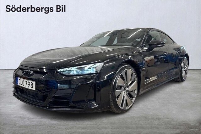 Mytsvart metallic Begagnad 2021 Audi e-tron GT quattro Premium Sedan | 599 000 kr (Marknadspris) - Bild 1/4