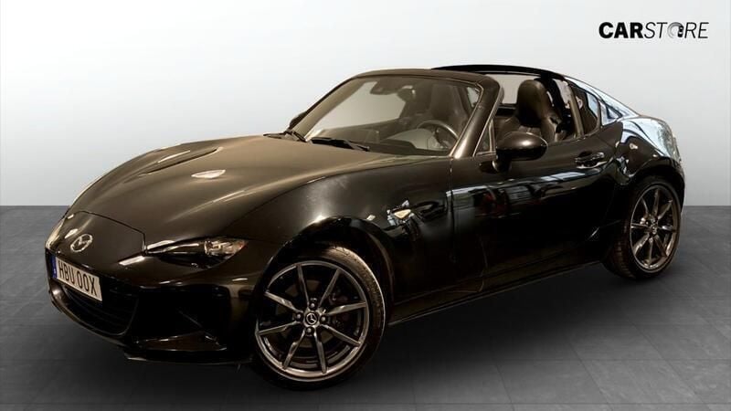Svart (black) Begagnad 2019 Mazda MX5 Cab | 279 900 kr (Bra pris) - Bild 1/4