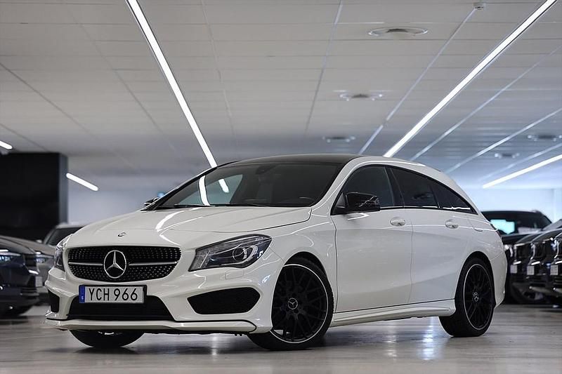 Begagnad Mercedes CLA220 Shooting Brake 2016 Vit Kombi
