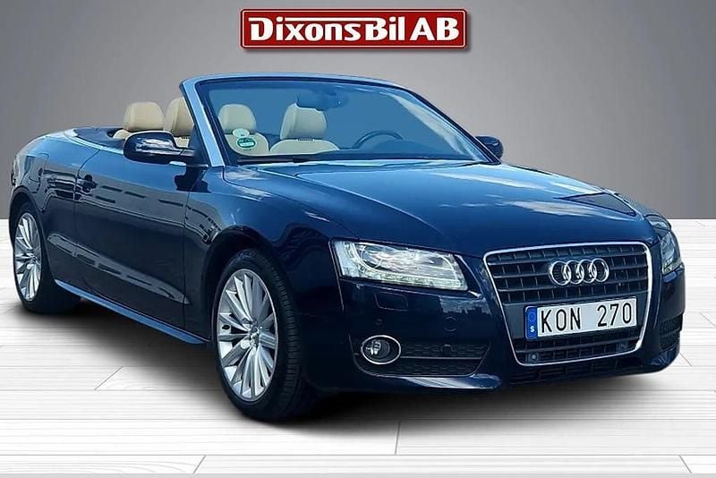 Mörkblå Begagnad 2009 Audi A5 Cabriolet Comfort Cab | 139 500 kr - Bild 1/4