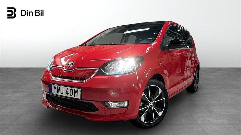 Begagnad Skoda Citigo-e IV Style 61 kW (83 HK) 2020 Röd Halvkombi