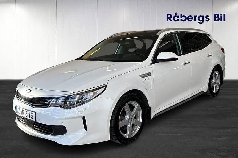 Vit Begagnad 2017 Kia Optima Advance Kombi | 159 800 kr (Marknadspris) - Bild 1/4