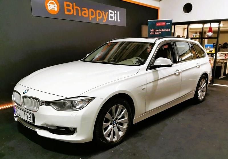 Vit Begagnad 2014 BMW 320 Kombi | 109 900 kr (Bra pris) - Bild 1/4