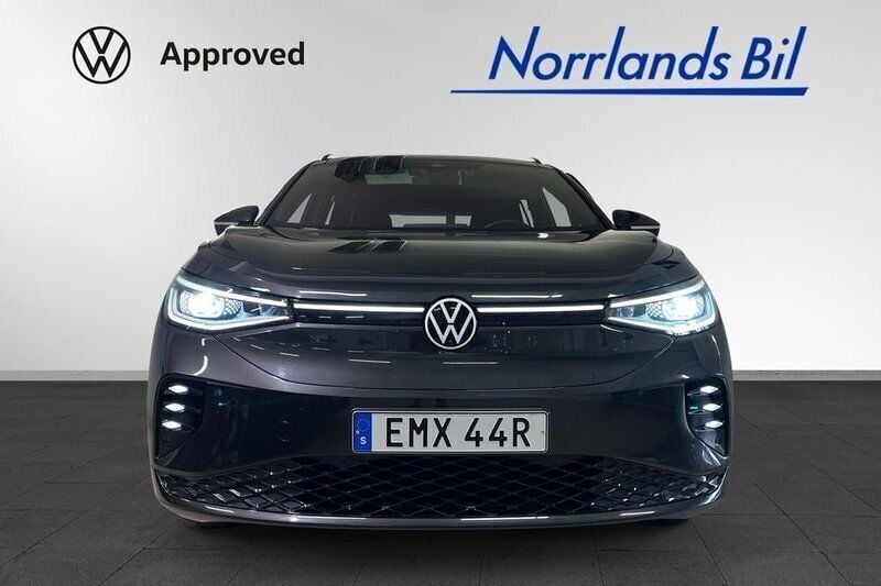 Mörkgrå (mangan grey metallic blac) Begagnad 2022 VW ID.4 GTX SUV | 399 000 kr (Bra pris) - Bild 1/4