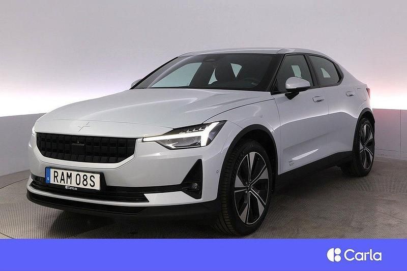 Silver Begagnad 2023 Polestar 2 Pilot-lite Sedan | 355 900 kr (Bra pris) - Bild 1/4