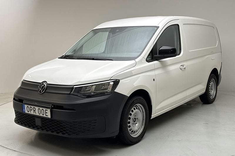 Vit Begagnad 2023 VW Caddy Maxi Minibuss | 255 000 kr (Bra pris) - Bild 1/4