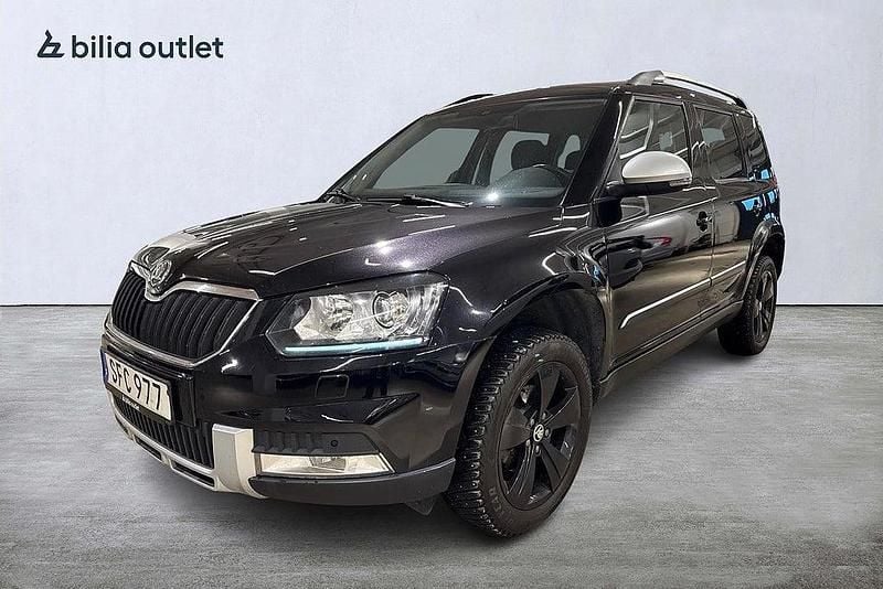 Svart Begagnad 2014 Skoda Yeti Outdoor SUV | 99 900 kr (Marknadspris) - Bild 1/3