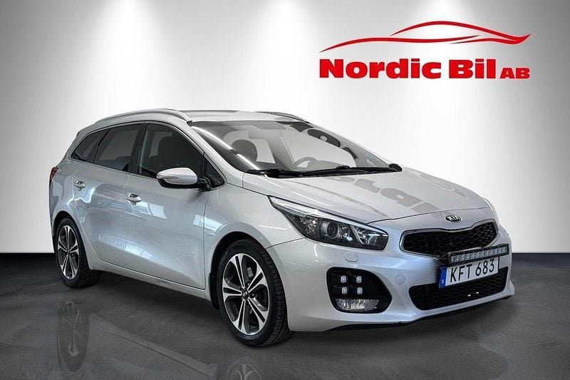 Grå Begagnad 2016 Kia Ceed Sportswagon GT-Line Kombi | 79 900 kr (Marknadspris) - Bild 1/4