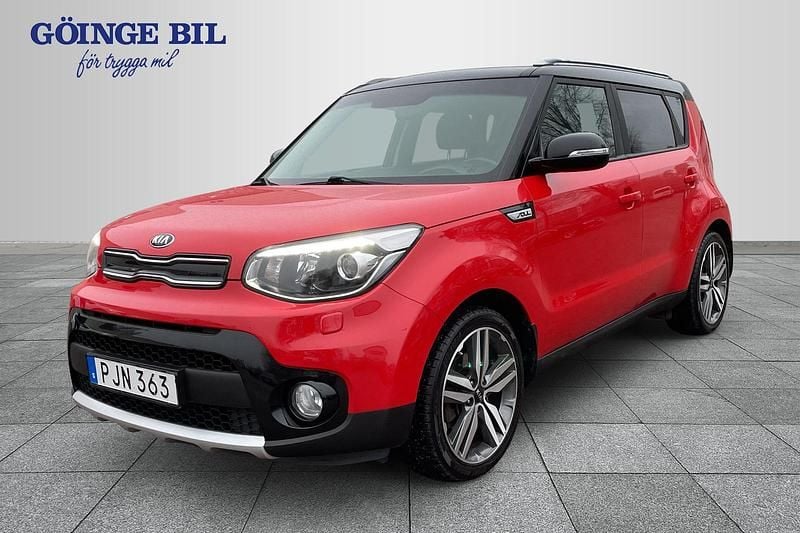 Röd Begagnad 2017 Kia Soul SUV | 114 900 kr (Marknadspris) - Bild 1/2