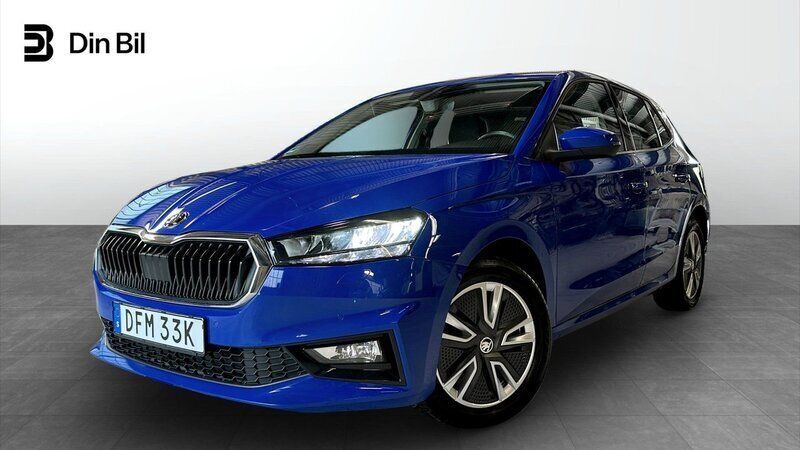 Blå (energy blue) Begagnad 2022 Skoda Fabia Style Halvkombi | 194 900 kr (Bra pris) - Bild 1/4