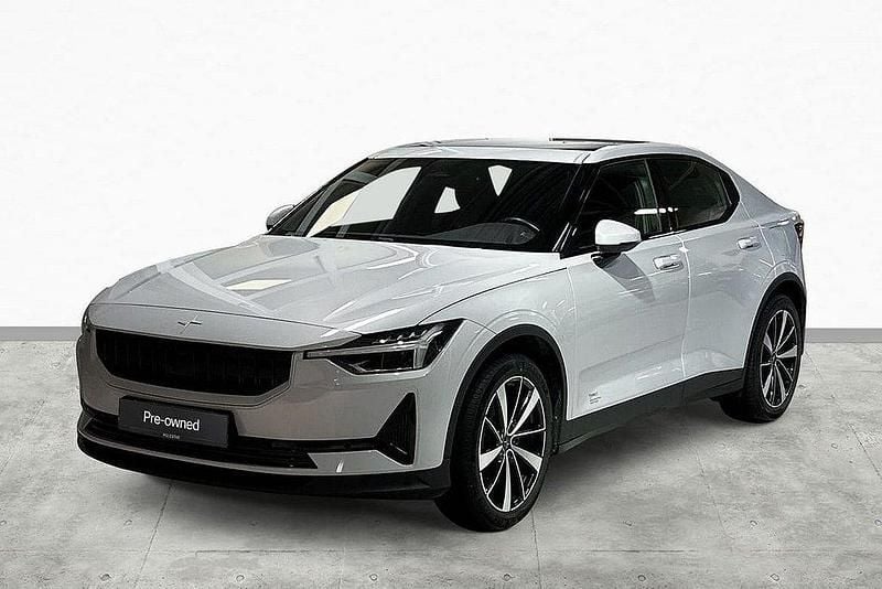 Silver Begagnad 2021 Polestar 2 Plus Halvkombi | 309 900 kr (Bra pris) - Bild 1/3