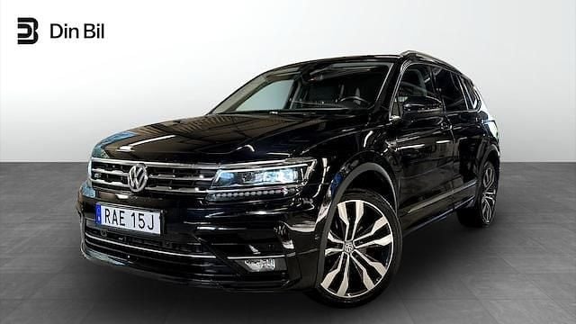 Svart Begagnad 2020 VW Tiguan Allspace R-line SUV | 369 900 kr (Marknadspris) - Bild 1/4