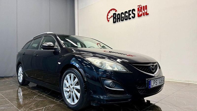 Svart Begagnad 2011 Mazda 6 Kombi | 59 900 kr (Marknadspris) - Bild 1/4