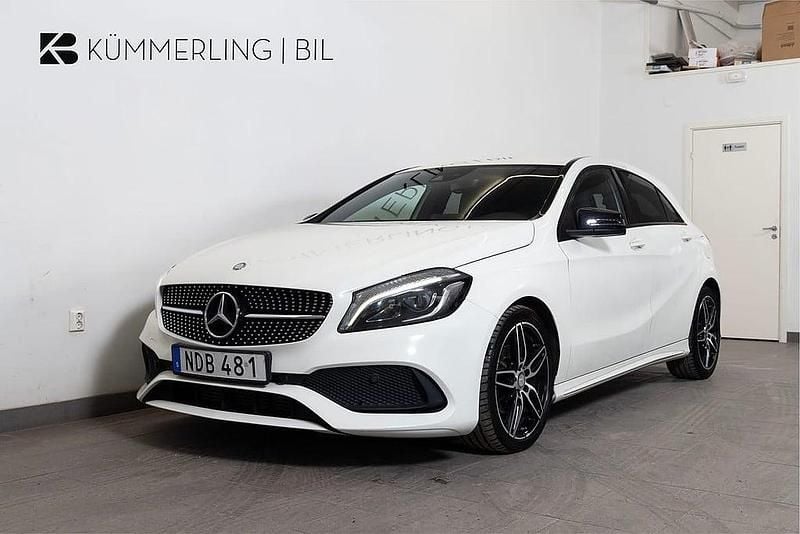 Vit Begagnad 2016 Mercedes A180 AMG Halvkombi | 114 900 kr (Marknadspris) - Bild 1/4