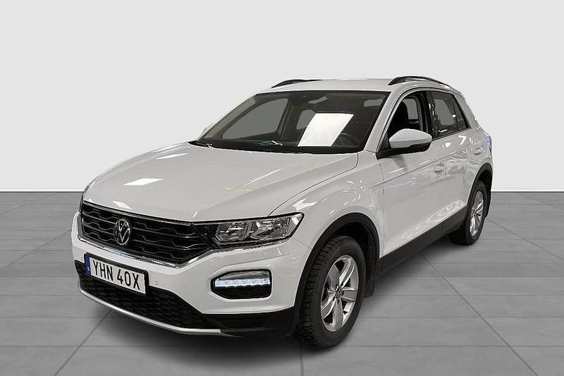 Vit Begagnad 2021 VW T-Roc SUV | 189 900 kr (Marknadspris) - Bild 1/4