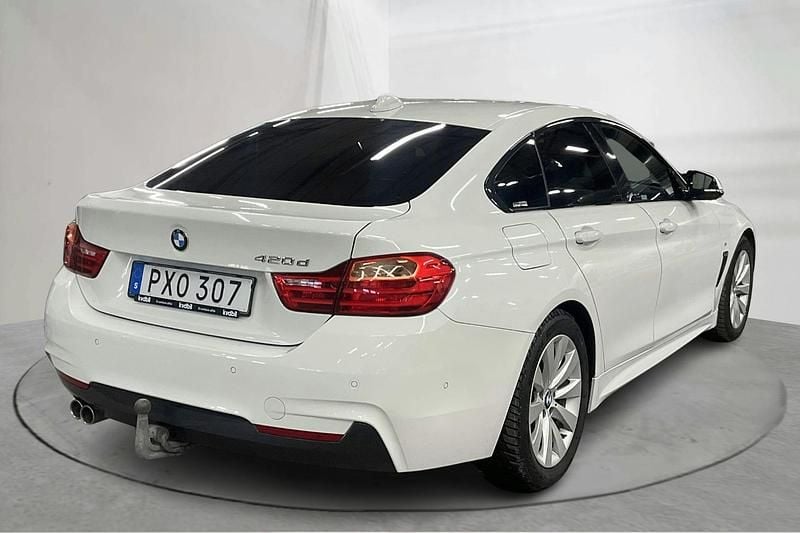 Begagnad BMW 420 Gran Coupé M Sport 190 HK (139 kW) 2016 Vit Sportkupé
