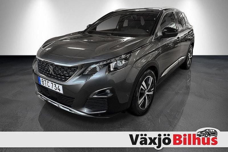 Mörkgrå (grå) Begagnad 2017 Peugeot 3008 GT-line SUV | 134 900 kr (Marknadspris) - Bild 1/4