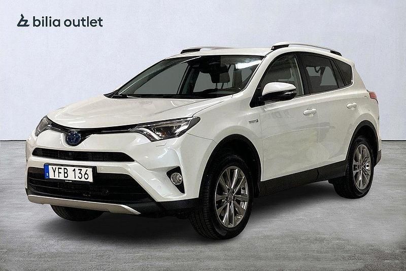 Vit Begagnad 2016 Toyota RAV4 Hybrid Executive SUV | 209 900 kr (Marknadspris) - Bild 1/4