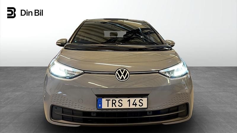 Begagnad VW ID.3 Pro 150 kW (204 HK) 2022 Moonstone grey black Halvkombi