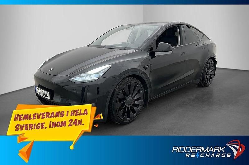 Begagnad Tesla Model Y Performance 392 kW (534 HK) 2022 Svart SUV