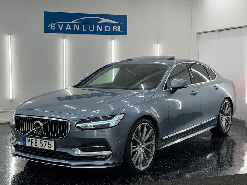 Ljusblå Begagnad 2016 Volvo S90 Inscription Sedan | 279 800 kr (Lite dyr) - Bild 1/4