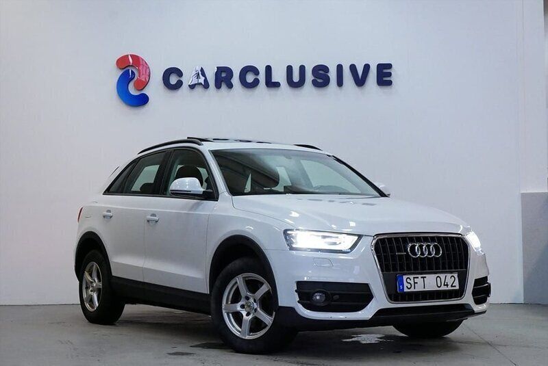 Vit Begagnad 2012 Audi Q3 Sport SUV | 144 900 kr (Marknadspris) - Bild 1/3